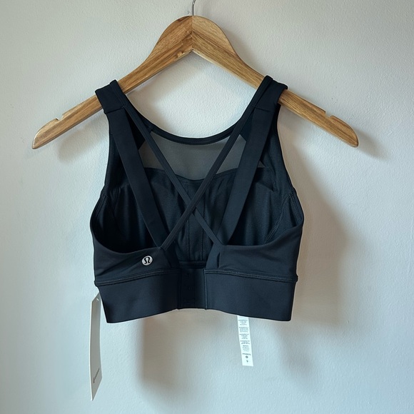 lululemon athletica Other - lululemon Breathe It In Bra Black Mesh C/D Cup Size 6 New With Tags